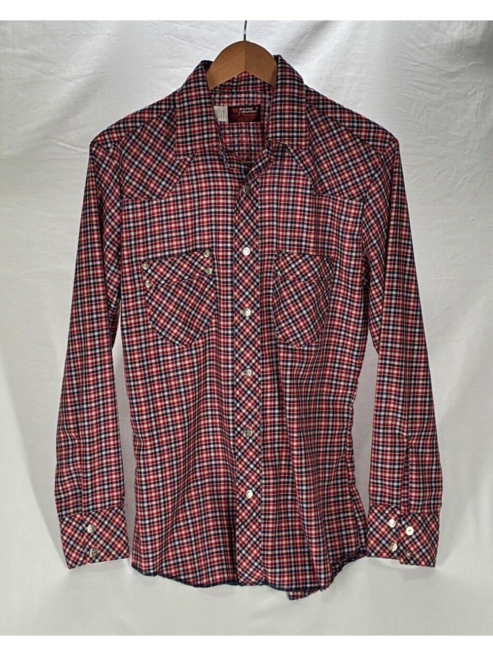 70s Wrangler Rapid Transit Western Shirt Pearl Snap